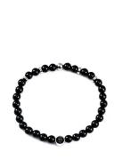 Beads Bracelet 6Mm Armbånd Smykker Black Edd.