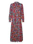 Yasalira Ls Long Shirt Dress S. Noos Maxikjole Festkjole Red YAS