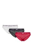 3 Pack Bikini Lace Truse Brief Truse Multi/patterned Tommy Hilfiger