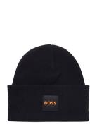 Fantastico_Hat Accessories Headwear Beanies Black BOSS