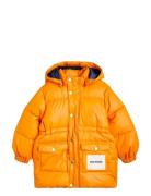 Heavy Puffer Jacket Fôret Jakke Orange Mini Rodini