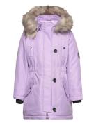 Kogiris Fur Parka Otw Noos Parkas Jakke Purple Kids Only