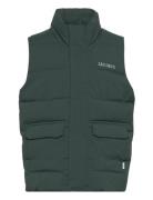 Maddox Puffer Vest Kids Fôret Vest Green Les Deux