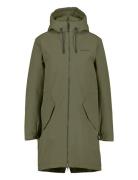 Marta-Lisa Wns Prk 2 Outerwear Parka Coats Green Didriksons