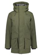 Akilles Usx Parka Parkas Jakke Khaki Green Didriksons