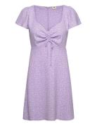 Skylar Flutter Slv Dress Jane Kort Kjole Purple LEVI´S Women