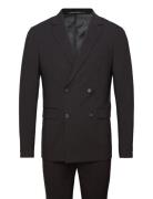 Plain Db Mens Suit - Normal Lenght Dress Black Lindbergh