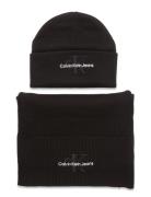 Gifting Logo Beanie/Scarf Accessories Headwear Beanies Black Calvin Kl...