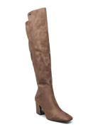 Cilli - Knee High Bo Høye Støvletter Brown DKNY