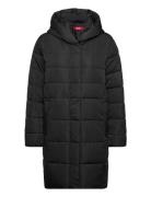 Women Coats Woven Regular Fôret Kåpe Black Esprit Collection