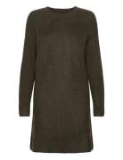 Onlcarol L/S Dress Knt Noos Kort Kjole Khaki Green ONLY