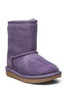 T Classic Ii Snørestøvletter Støvletter Purple UGG