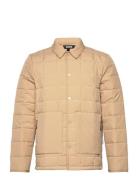 Liner Shirt Jacket W1T1 Vattert Jakke Beige Rains