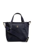 Poppy Th Small Tote Bags Totes Blue Tommy Hilfiger