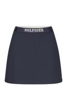 Elasticated Short Skirt Kort Skjørt Navy Tommy Hilfiger