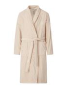 Hotel Velour Robe Morgenkåpe Beige Lexington Home