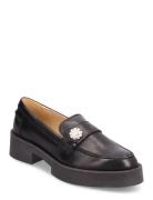 Meggie Loafer Mokasiner Lave Sko Black Steve Madden