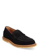 Loafer Mokasiner Lave Sko Black ANGULUS