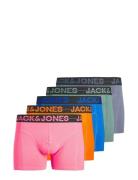 Jacseth Solid Trunks 5 Pack Box Boksershorts Pink Jack & J S