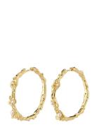 Raelynn Recycled Hoops Accessories Jewellery Earrings Hoops Gold Pilgr...