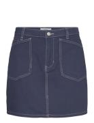 Objalas Mw Short Skirt 131 Kort Skjørt Blue Object