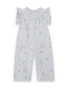 Muslin Summer Jumpsuit Jumpsuit Blue Garbo&Friends