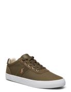 Canvas/Suede-Hanford-Sk-Ltl Lave Sneakers Khaki Green Polo Ralph Laure...