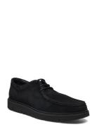 Eilo Vibram Low - Black Suede Lave Sneakers Black Garment Project