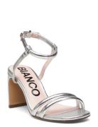 Biacherry Sandal Sandal Med Hæl Silver Bianco