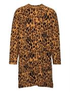 Basic Leopard Ls Dress Dresses & Skirts Dresses Casual Dresses Long-sl...