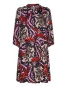Cuyrsa Dress Knelang Kjole Multi/patterned Culture
