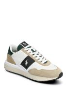 Train 89 Suede-Paneled Sneaker Lave Sneakers White Polo Ralph Lauren