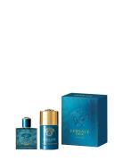 Eros Edt Gift Set Parfyme Eau De Parfum Nude Versace Fragrance