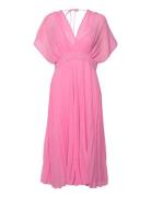 Sara Dress Knelang Kjole Pink MAUD