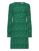Vanessa Dress Knelang Kjole Green Fabienne Chapot