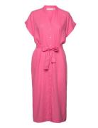 Odetteiw Shirt Dress Knelang Kjole Pink InWear