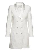 Yasyara Ls Lace Blazer Dress - Celeb Kort Kjole White YAS