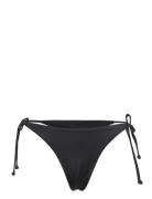 Luxe String R Swimwear Bikinis Bikini Bottoms Side-tie Bikinis Black H...