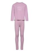 Nmfrisanne Night Set Pyjamas Sett Pink Name It