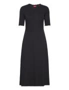 Dresses Knitted Knelang Kjole Black EDC By Esprit