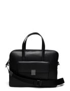 Iconic Plaque Laptop Bag Dataveske Veske Black Calvin Klein