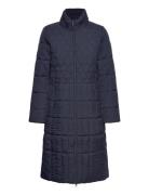 Coats Woven Vattert Jakke Navy Esprit Collection