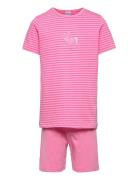 Girls Pyjama Short Pyjamas Sett Pink Schiesser