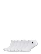 Cushi D Low-Cut-Sock 6-Pack Ankelsokker Korte Strømper White Polo Ralp...