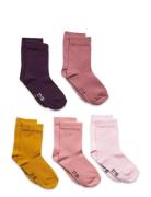 Ankle Sock - Multi Sokker Strømper Pink Minymo