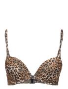 Leopard Pp Swimwear Bikinis Bikini Tops Wired Bikinitops Multi/pattern...