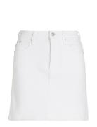 Hr A-Line Mini Skirt Kort Skjørt White Calvin Klein Jeans