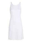 Sheen Milano Back Strap Dress Kort Kjole White Calvin Klein Jeans