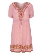 Crlinea Dress - Zally Fit Kort Kjole Pink Cream