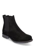 Biadanelle Chelsea Boot Suede Shoes Chelsea Boots Black Bianco